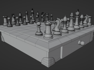 Premium 3D Chessboard Model 3D Модель