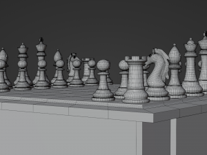 Premium 3D Chessboard Model 3D Модель