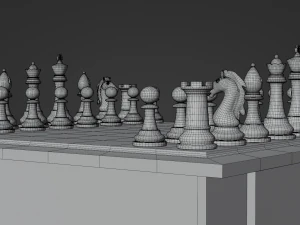 Premium 3D Chessboard Model 3D Model