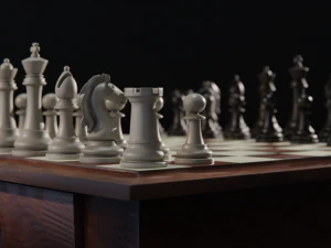Premium 3D Chessboard Model 3D Model