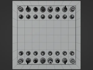 Premium 3D Chessboard Model 3D Model