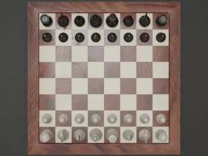 Premium 3D Chessboard Model 3D Модель