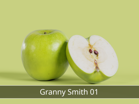 Granny Smith 01 3D Model