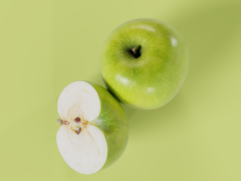 Granny Smith 01 3D Model