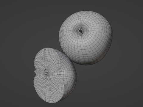 Granny Smith 01 3D Model