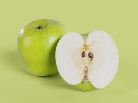 Granny Smith 01 3D Model