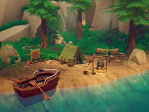 EMBERLIGHT - Stylized Camp Pack 3D Model