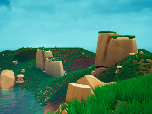 EMBERLIGHT - Stylized Rock Pack - Lowpoly and Gameready 3D मॉडल