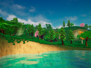EMBERLIGHT - Stylized Tree Pack - Lowpoly and Gameready 3D Модель