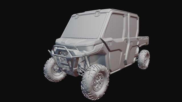 BRP Can-Am Defender HD10 Limited 3D Модель .c4d .max .obj .3ds .fbx .stl .blend 