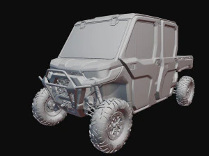 BRP Can-Am ディフェンダー HD10 リミテッド 3Dモデル