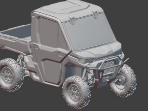 BRP Can-Am ディフェンダー HD10 リミテッド シングルドア 3Dモデル