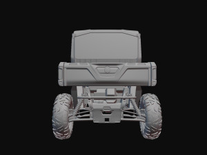 BRP Can-Am Defender HD10 Limited Single Door 3D Модель