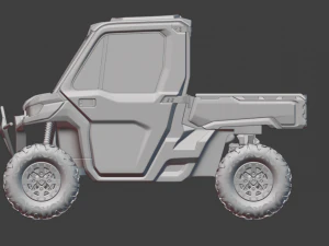 BRP Can-Am Defender HD10 Limited puerta &uacute;nica Modelo 3D