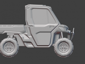 BRP Can-Am Defender HD10 Limited Single Door 3D Модель