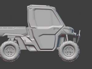BRP Can-Am Defender HD10 Limited puerta &uacute;nica Modelo 3D