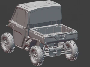 BRP Can-Am Defender HD10 Limited puerta &uacute;nica Modelo 3D