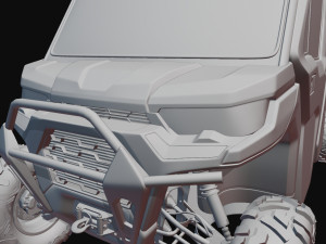 BRP Can-Am Defender HD10 Limited Single Door 3D Модель