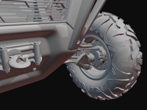 BRP Can-Am Defender HD10 Limited Single Door 3D Модель