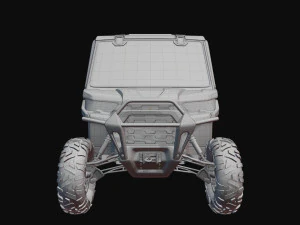 BRP Can-Am Defender HD10 Limited puerta &uacute;nica Modelo 3D