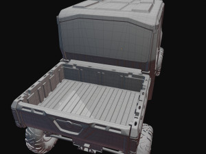 BRP Can-Am Defender HD10 Limited Single Door 3D Модель