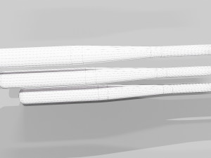 Baseball Bat Pack Low-poly Model 3D