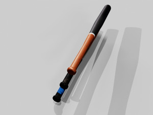 Baseball Bat Pack Low-poly Model 3D
