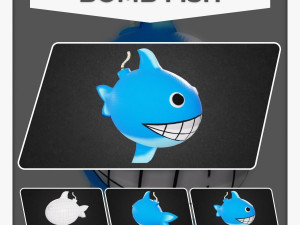 Fish Bob-omb Texture Modelo 3D