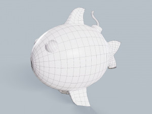 Fish Bob-omb Texture 3D Model