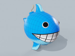 Fish Bob-omb Texture 3D Model