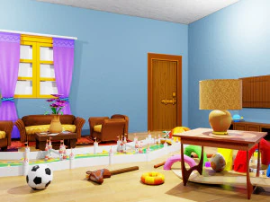 Sala de juguetes Modelo 3D