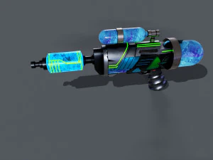Freeze Ray Ray Low-poly 3D Model