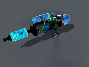 Freeze Ray Ray Low-poly 3D Model
