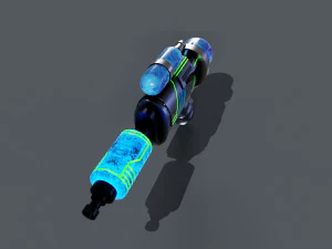 Freeze Ray Ray Low-poly 3D Model