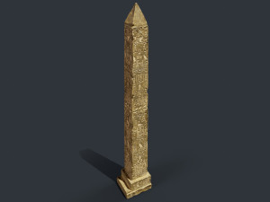 Realistic 3D Obelisk Model Degitrix Model 3D