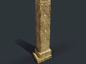Realistic 3D Obelisk Model Degitrix 3D Model