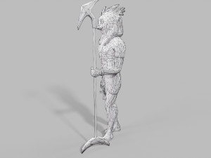 Penguin statue Low-poly Modèle 3D