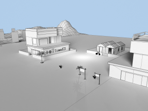 Plant Nursery Low-poly 3D Model