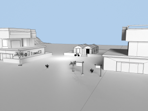 Plant Nursery Low-poly 3D Model