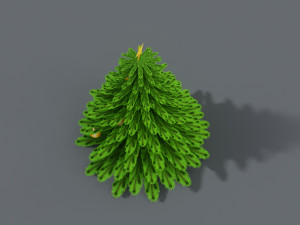 Christmas tree Low-poly 3D Модель