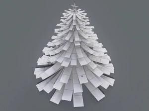 Christmas tree Low-poly 3D Model