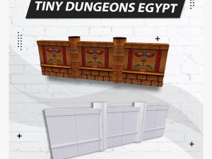 Tiny Dungeons Egypt Low-poly 3D Model