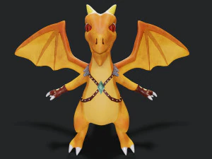 3D-Drache 3D Modell