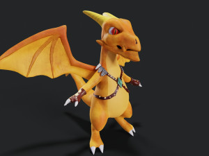 3D Dragon 3D Model