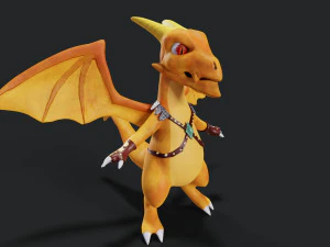 3D-Drache 3D Modell