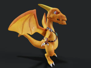 3D-Drache 3D Modell