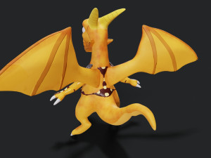 3D Dragon 3D Model