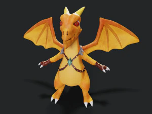 3D-Drache 3D Modell