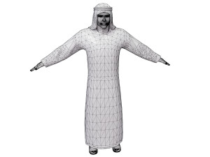Kandura dress male 3Dモデル