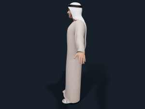 Kandura dress male 3Dモデル